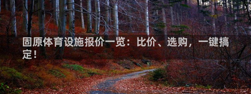 意昂体育3招商电话：固原体育设施报价一览：比价、选购