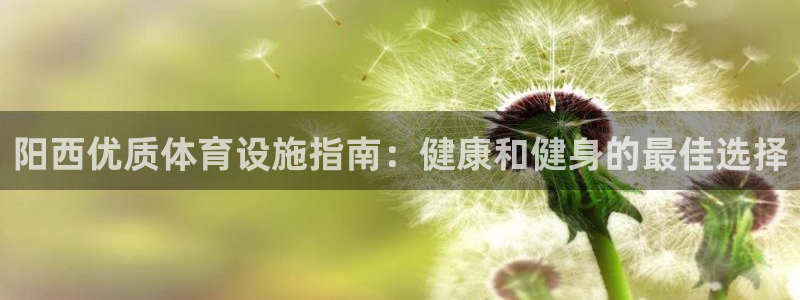 意昂3娱乐代理怎么样：阳西优质体育设施指南：健康和健