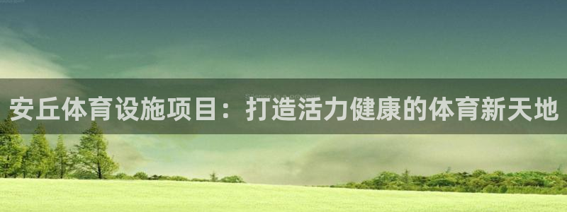 意昂3娱乐下载：安丘体育设施项目：打造活力健康的体育