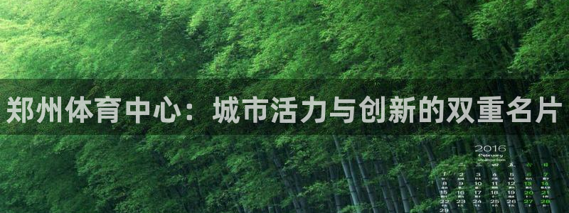 意昂体育3平台是正规平台吗安全吗：郑州体育中心：城市活力与创